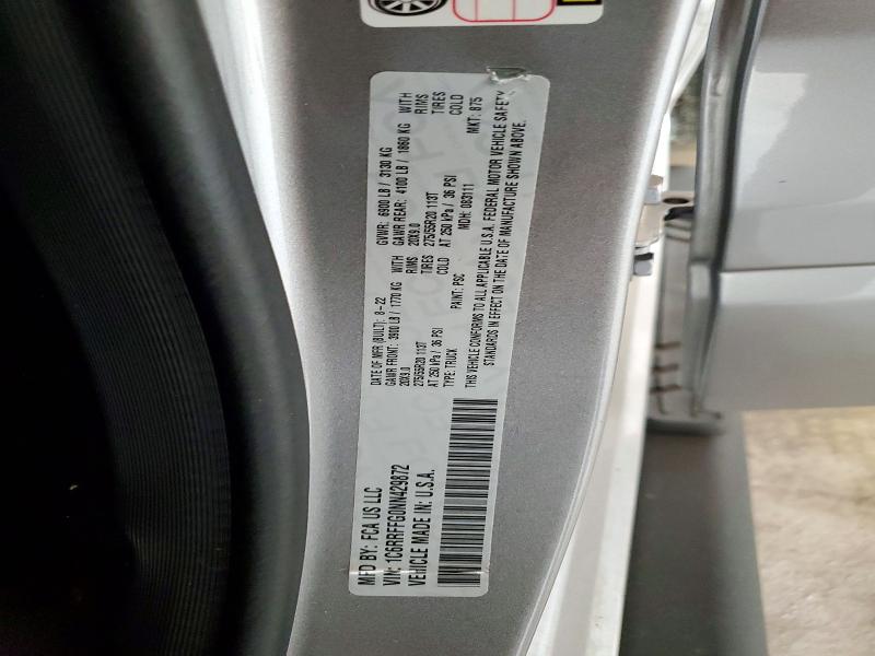 Aukcja sprzedaży 2022 Ram 1500, vin: 1C6RRFFG0NN429872, numer aukcji: 58251366