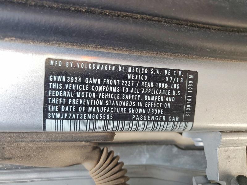 Продажа на аукционе авто 2014 Volkswagen Beetle, vin: 3VWJP7AT3EM605505, номер лота: 57630546
