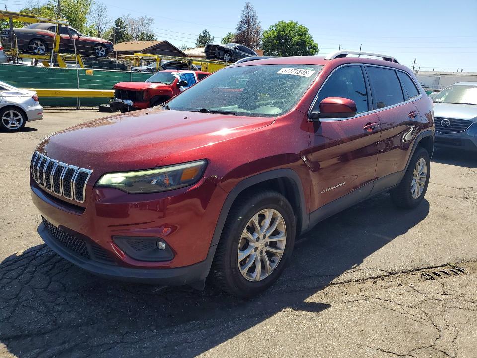 2019 Jeep Cherokee მანქანა იყიდება აუქციონზე, vin: 1C4PJLCB6KD348732, აუქციონის ნომერი: 57171846