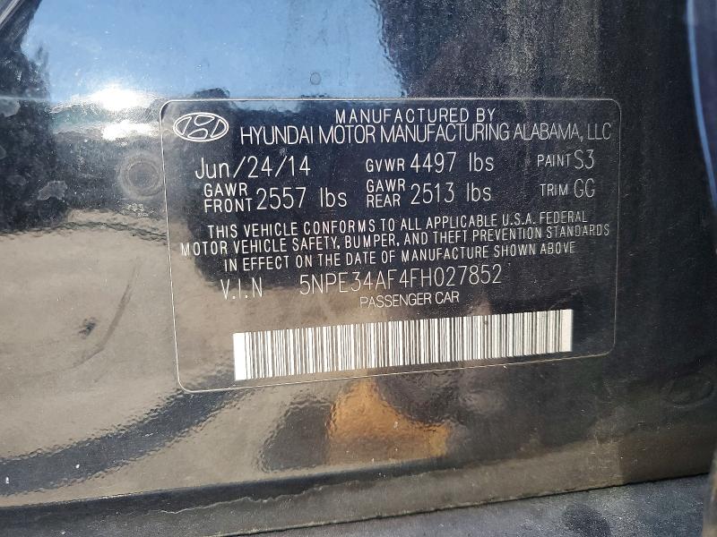 Продажа на аукционе авто 2015 Hyundai Sonata, vin: 5NPE34AF4FH027852, номер лота: 57498236