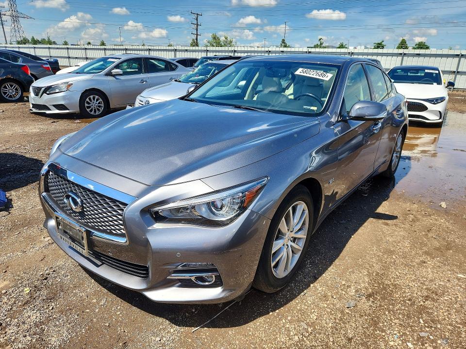 Продаж на аукціоні авто 2017 Infiniti Q50, vin: JN1EV7AR1HM833276, номер лоту: 58022686