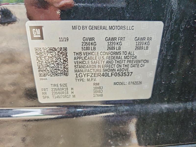 Продажа на аукционе авто 2020 Cadillac Xt4, vin: 1GYFZER40LF053537, номер лота: 58220986