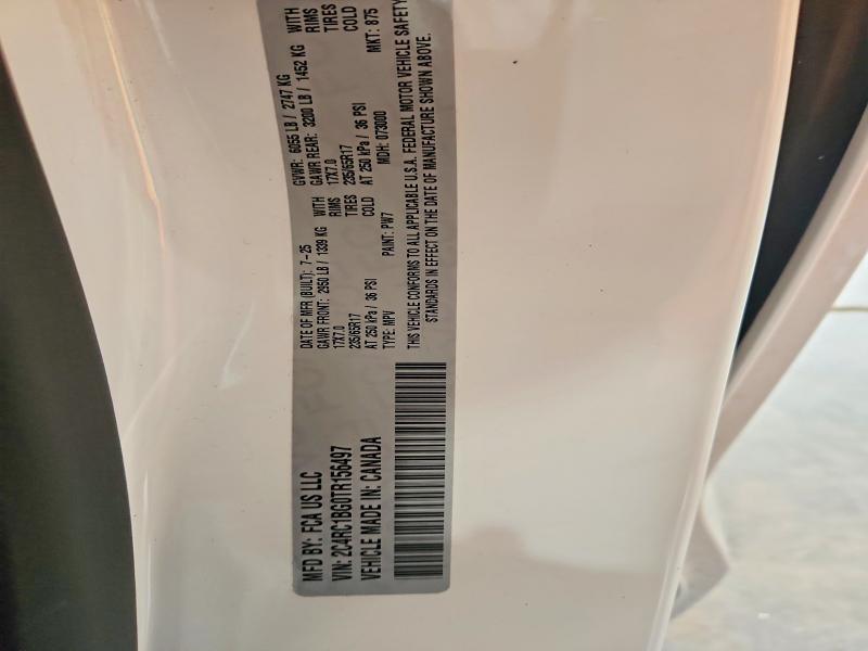 58241536 :رقم المزاد ، 2C4RC1BG0TR156497 vin ، 2026 Chrysler Pacifica مزاد بيع