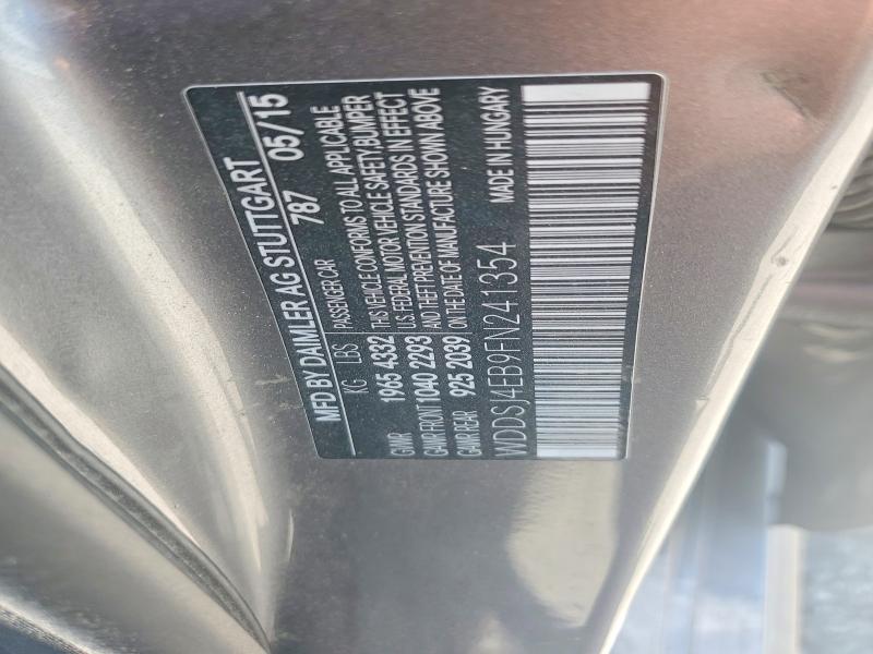 Продажа на аукционе авто 2015 Mercedes-benz Cla, vin: WDDSJ4EB9FN241354, номер лота: 56188556