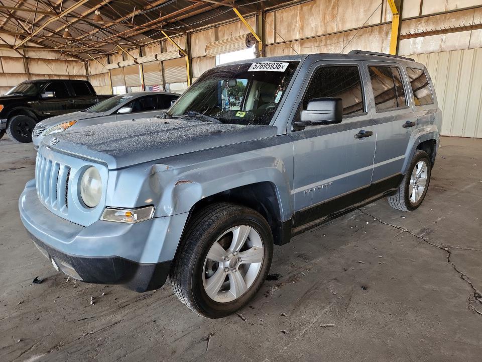 57695936 :رقم المزاد ، 1C4NJPBB7DD168937 vin ، 2013 Jeep Patriot مزاد بيع