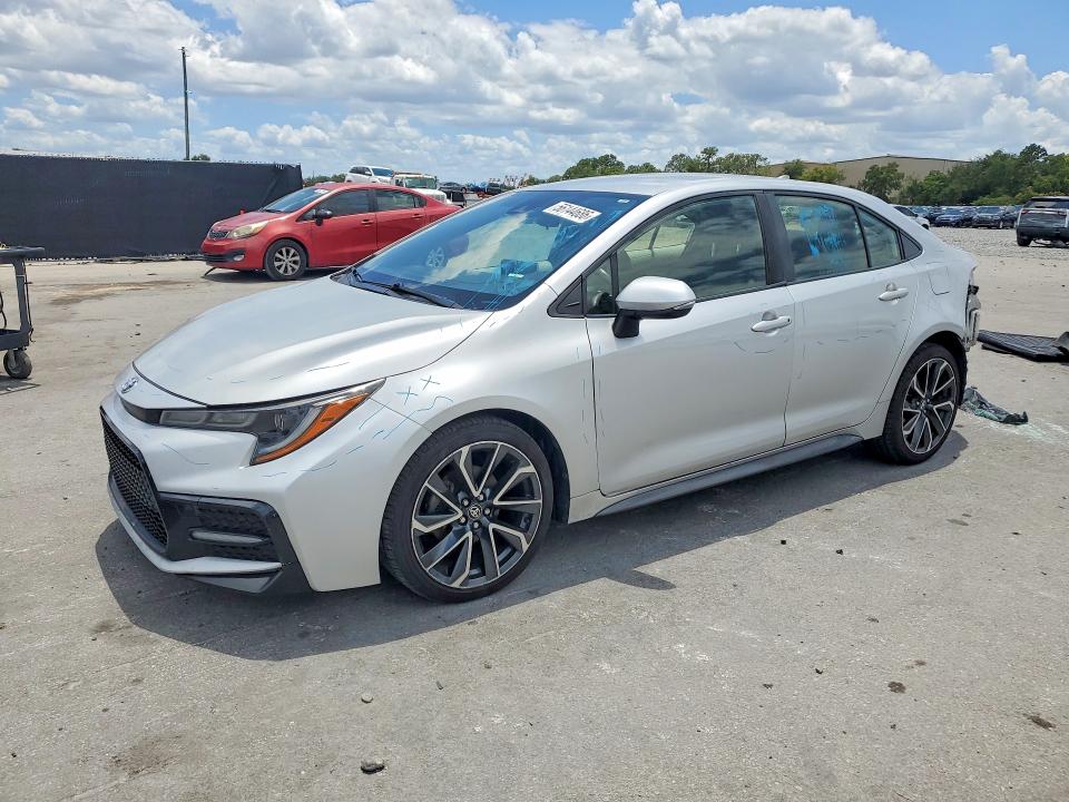 56144686 :رقم المزاد ، JTDS4RCE2LJ002629 vin ، 2020 Toyota Corolla مزاد بيع