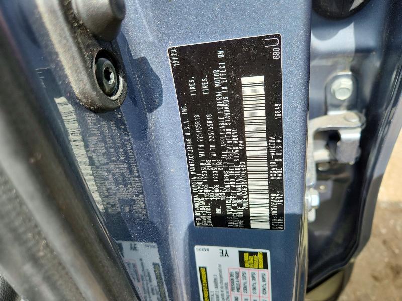 57417096 :رقم المزاد ، 7MUEAAAG3RV076493 vin ، 2024 Toyota Corolla Cross مزاد بيع