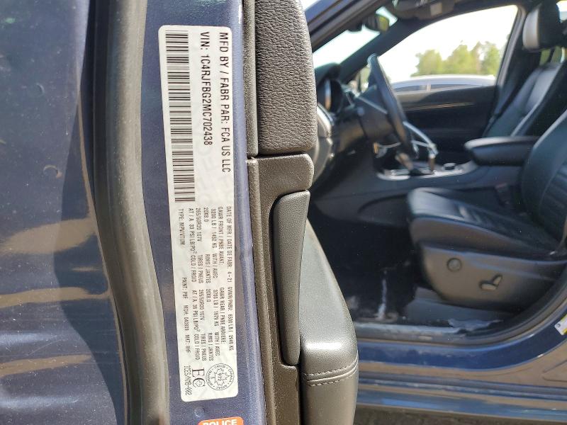 Продажа на аукционе авто 2021 Jeep Grand Cherokee, vin: 1C4RJFBG2MC702438, номер лота: 57834166