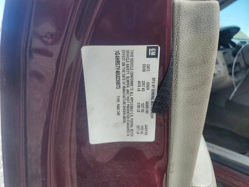 Aukcja sprzedaży 2006 Buick Lucerne, vin: 1G4HR57Y46U239873, numer aukcji: 59141616