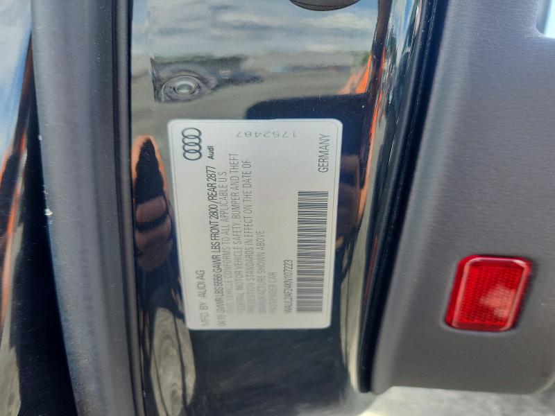57507746 :رقم المزاد ، WAUL2AF24KN107223 vin ، 2019 Audi A6 مزاد بيع