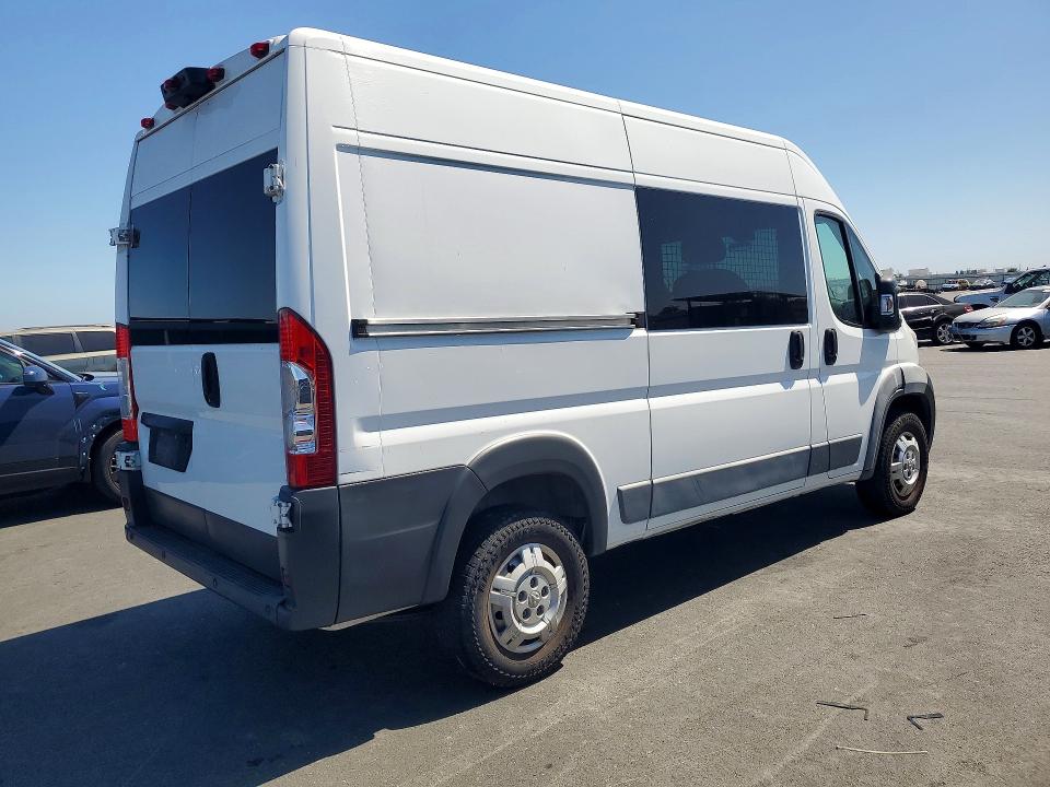 2017 Ram Promaster 2500 მანქანა იყიდება აუქციონზე, vin: 3C6TRVCG7HE511403, აუქციონის ნომერი: 59349386