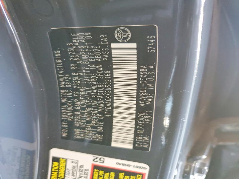 Aukcja sprzedaży 2025 Toyota Camry, vin: 4T1DAACKXSU532168, numer aukcji: 57085316