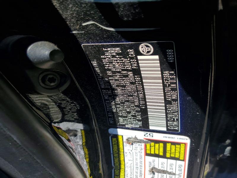 Продажа на аукционе авто 2018 Toyota Camry, vin: 4T1B11HK9JU073181, номер лота: 54945676