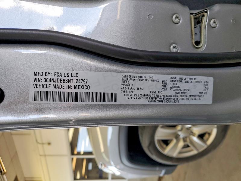 Aukcja sprzedaży 2022 Jeep Compass, vin: 3C4NJDBB3NT124797, numer aukcji: 57867336