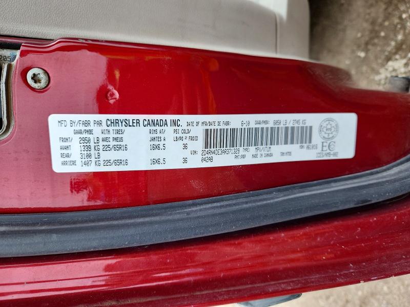 Продаж на аукціоні авто 2010 Dodge Grand Caravan, vin: 2D4RN4DE3AR371329, номер лоту: 58979386