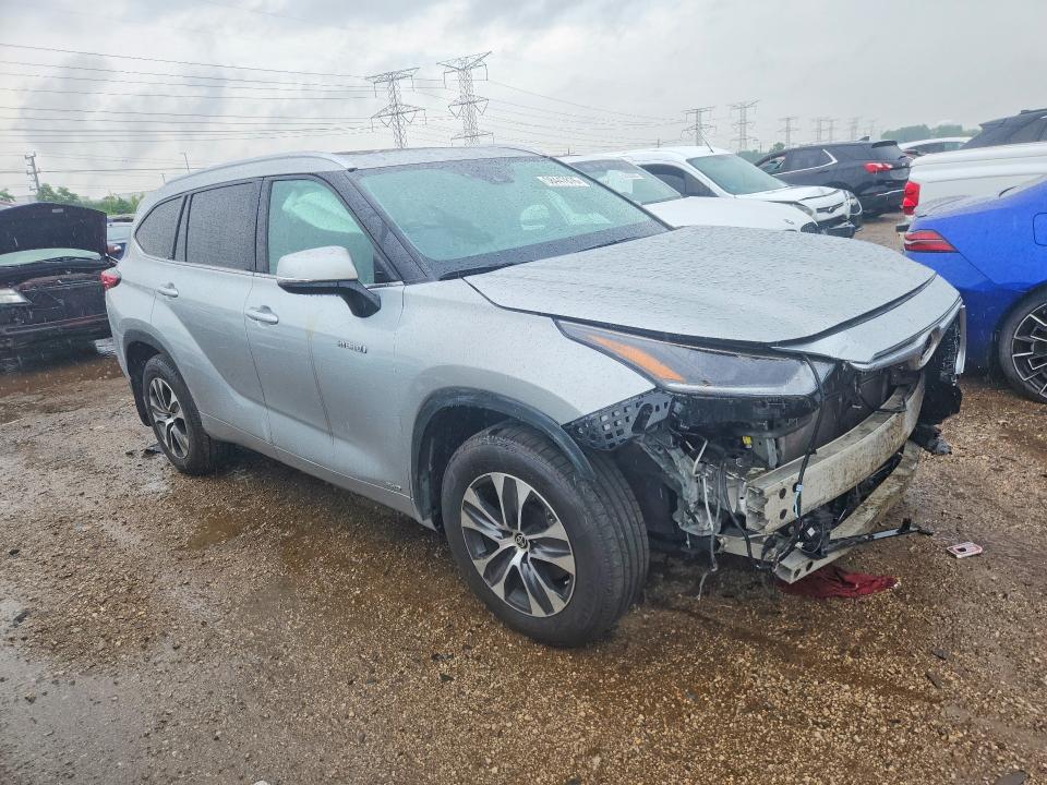 2021 Toyota Highlander მანქანა იყიდება აუქციონზე, vin: 5TDGBRCH1MS534044, აუქციონის ნომერი: 58447876