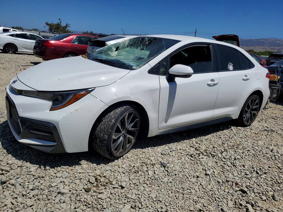 59382096 :رقم المزاد ، JTDS4RCEXLJ028766 vin ، 2020 Toyota Corolla مزاد بيع