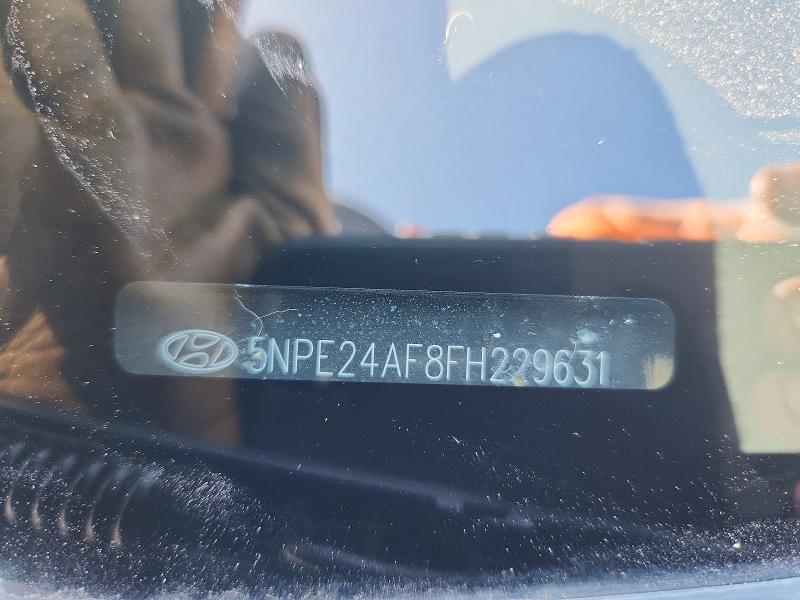 2015 Hyundai Sonata მანქანა იყიდება აუქციონზე, vin: 5NPE24AF8FH229631, აუქციონის ნომერი: 55648236