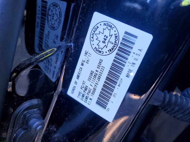 2018 Acura Tlx მანქანა იყიდება აუქციონზე, vin: 19UUB1F61JA800333, აუქციონის ნომერი: 55011686