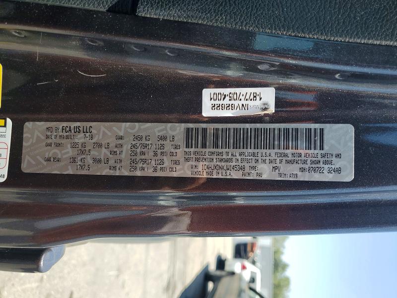 2018 Jeep Wrangler Unlimited მანქანა იყიდება აუქციონზე, vin: 1C4HJXDNXJW145348, აუქციონის ნომერი: 55867656