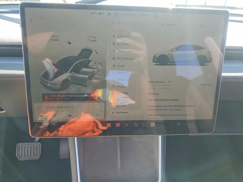 2026 Tesla Model Y მანქანა იყიდება აუქციონზე, vin: 7SAYGDEE8TF338880, აუქციონის ნომერი: 57051796