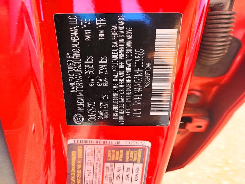 Продажа на аукционе авто 2021 Hyundai Elantra, vin: 5NPLN4AG3MH005865, номер лота: 57294206