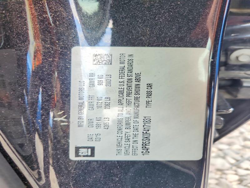 Продажа на аукционе авто 2015 Buick Verano, vin: 1G4PR5SK0F4171831, номер лота: 58290586