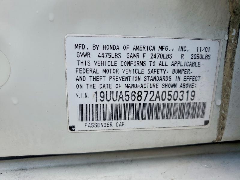 Продажа на аукционе авто 2002 Acura 3.2tl, vin: 19UUA56872A050319, номер лота: 58567816