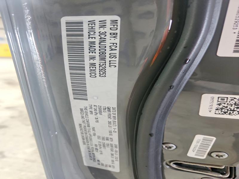 Продаж на аукціоні авто 2021 Jeep Compass, vin: 3C4NJDDB0MT529253, номер лоту: 58335756