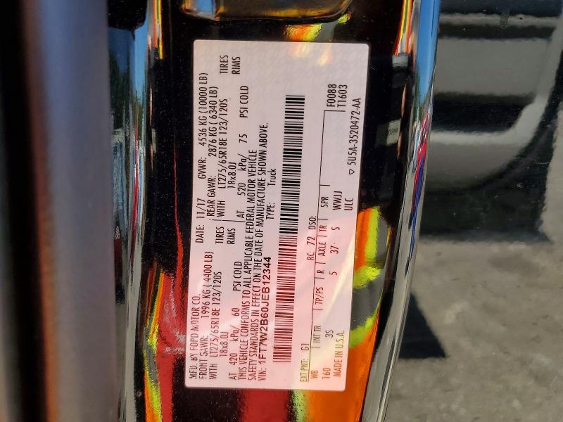 Продажа на аукционе авто 2018 Ford F250, vin: 1FT7W2B60JEB12344, номер лота: 55444756