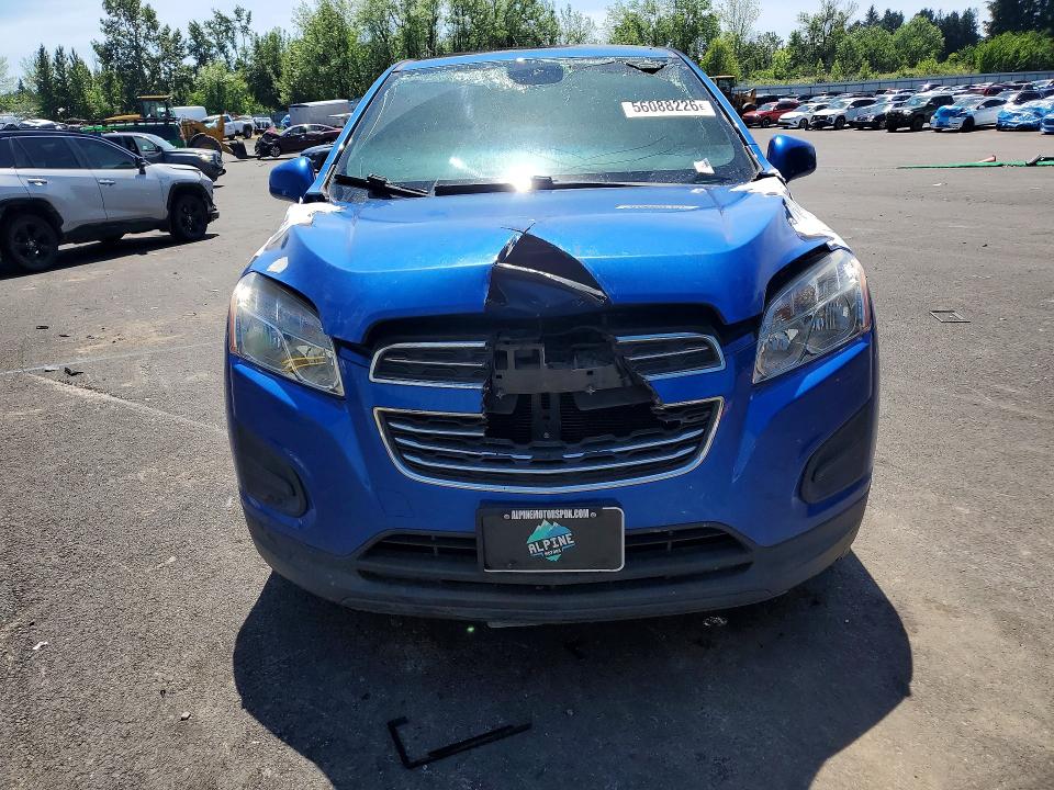 Aukcja sprzedaży 2015 Chevrolet Trax, vin: KL7CJKSB2FB231089, numer aukcji: 56088226