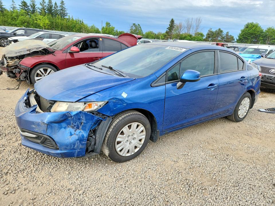 2013 Honda Civic მანქანა იყიდება აუქციონზე, vin: 2HGFB2F4XDH043404, აუქციონის ნომერი: 58654626