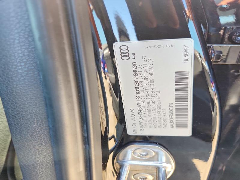 56742106 :رقم المزاد ، WAUB8GFF7G1063815 vin ، 2016 Audi A3 مزاد بيع