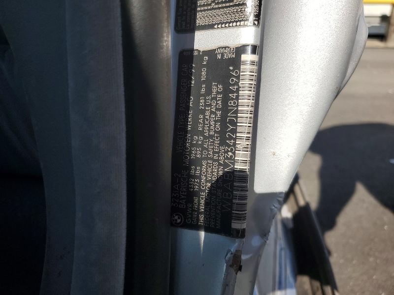 Aukcja sprzedaży 2000 Bmw 323, vin: WBABM3342YJN84496, numer aukcji: 56364296