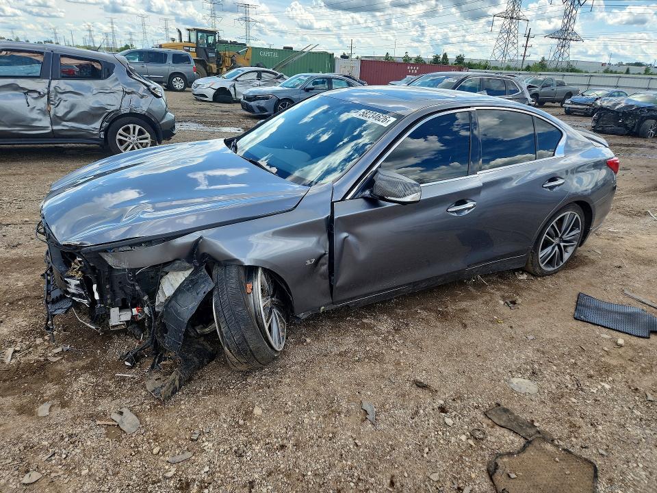 58234626 :رقم المزاد ، JN1BV7AR2EM684553 vin ، 2014 Infiniti Q50 مزاد بيع