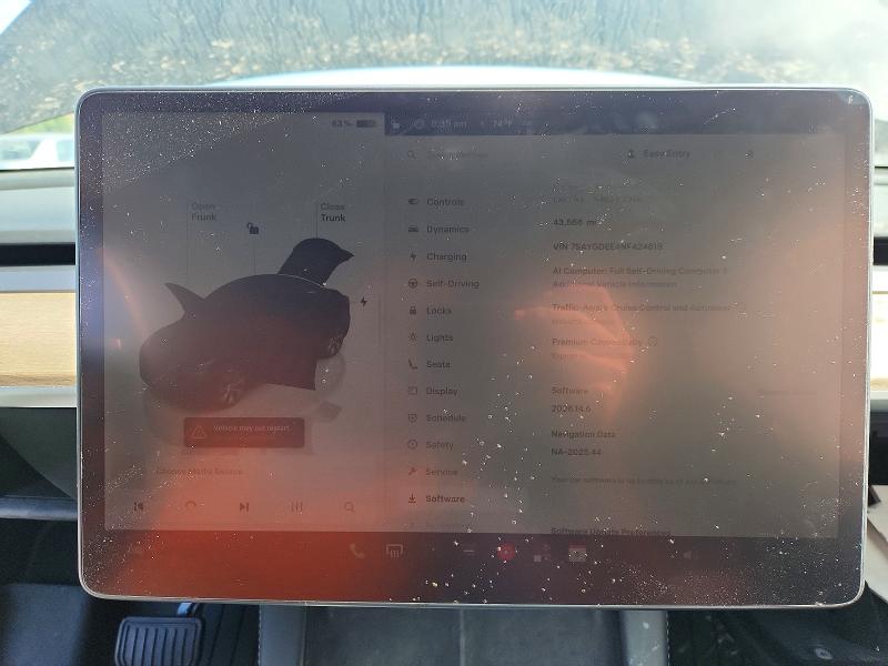 55975576 :رقم المزاد ، 7SAYGDEE4NF424819 vin ، 2022 Tesla Model Y مزاد بيع