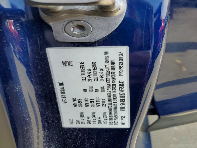 Продаж на аукціоні авто 2022 Tesla 3, vin: 5YJ3E1EB7NF251847, номер лоту: 57384716