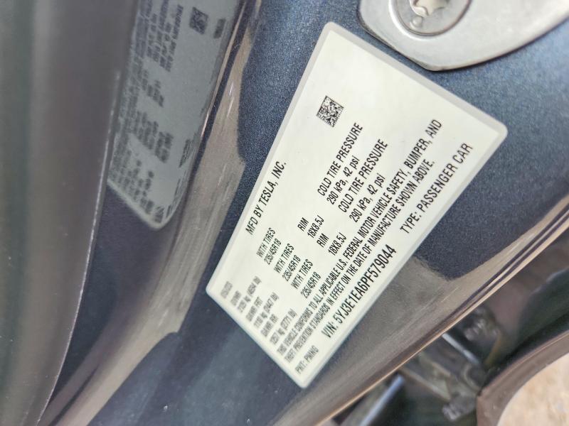 Продажа на аукционе авто 2023 Tesla Model 3, vin: 5YJ3E1EA6PF579044, номер лота: 57836186