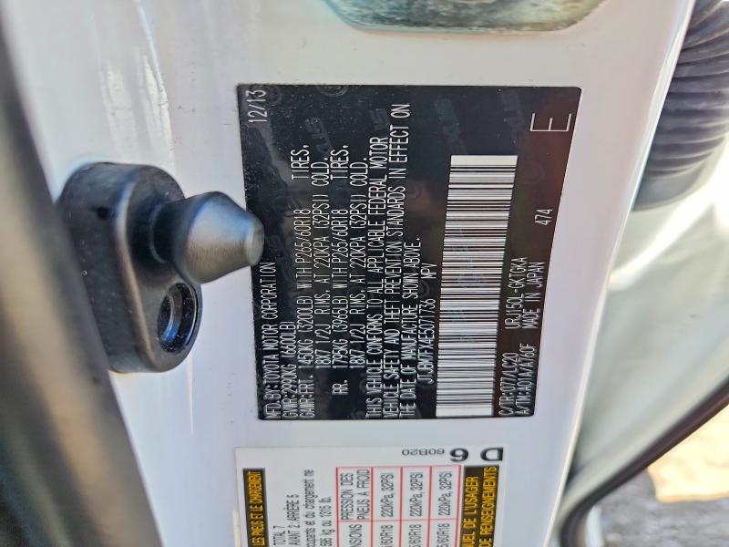 56657486 :رقم المزاد ، JTJBM7FX4E5071736 vin ، 2014 Lexus Gx مزاد بيع