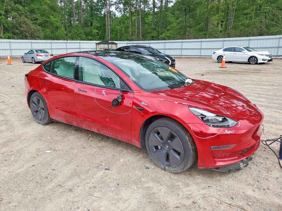 76292185 :رقم المزاد ، 5YJ3E1EB7MF917989 vin ، 2021 Tesla Model 3 مزاد بيع
