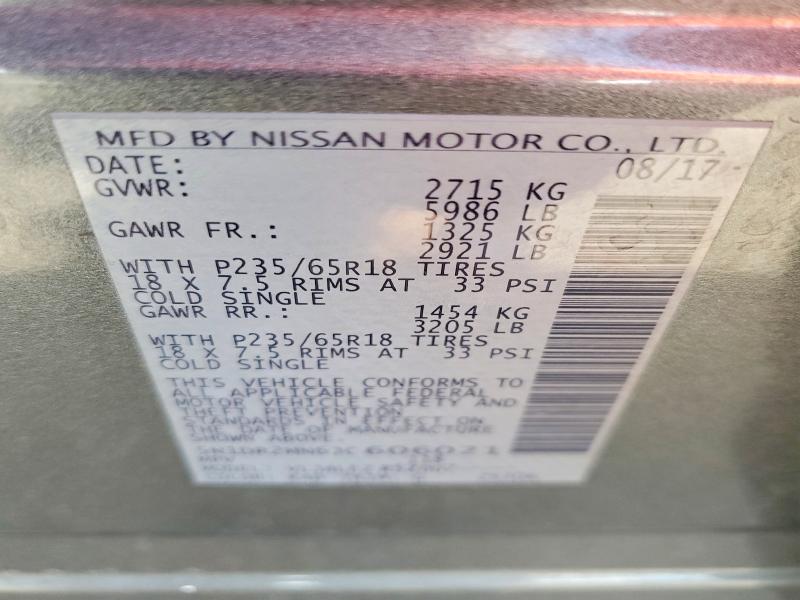 Aukcja sprzedaży 2018 Nissan Pathfinder, vin: 5N1DR2MN6JC606021, numer aukcji: 56113756