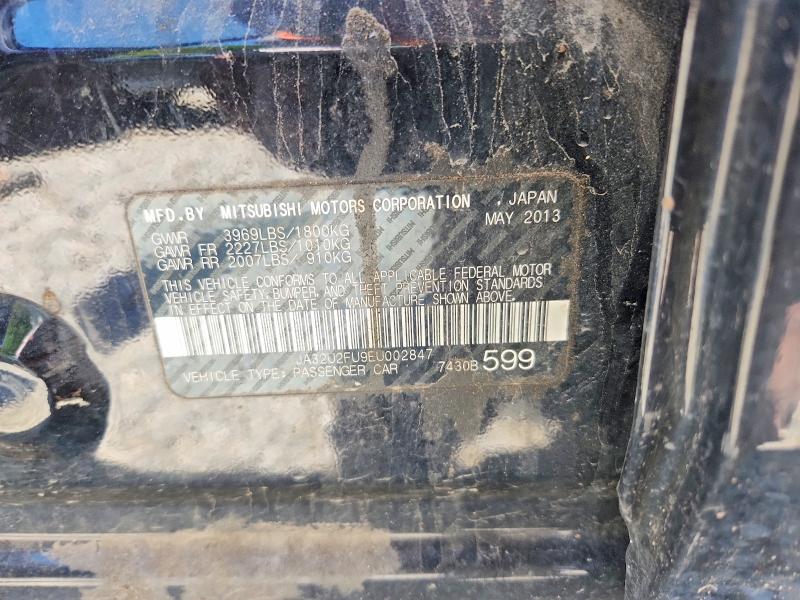 56073096 :رقم المزاد ، JA32U2FU9EU002847 vin ، 2014 Mitsubishi Lancer مزاد بيع