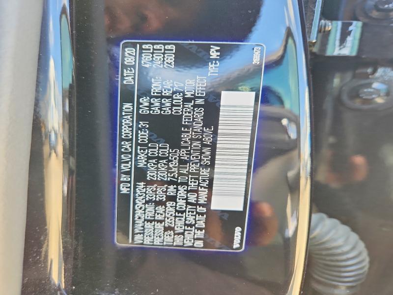 57512606 :رقم المزاد ، YV4AC2HK5M2431244 vin ، 2021 Volvo Xc40 مزاد بيع
