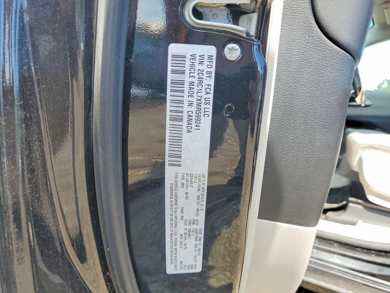 Продажа на аукционе авто 2021 Chrysler Pacifica, vin: 2C4RC1L7XMR599241, номер лота: 58261956