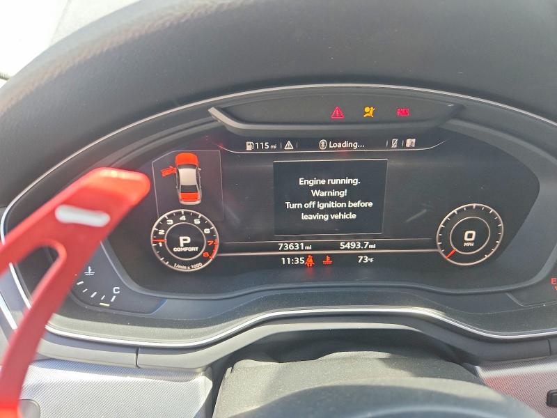 2017 Audi A4 მანქანა იყიდება აუქციონზე, vin: WAUENBF42HN030030, აუქციონის ნომერი: 55845366