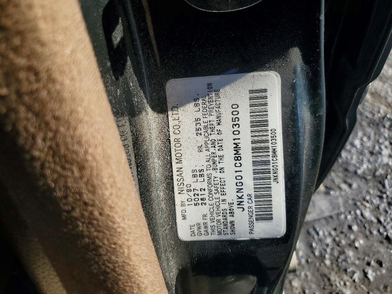 Aukcja sprzedaży 1991 Infiniti Q45, vin: JNKNG01C8MM103500, numer aukcji: 56546286