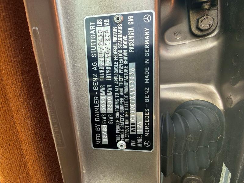 Продажа на аукционе авто 1989 Mercedes-benz 560, vin: WDBCA39E7KA453036, номер лота: 56368296
