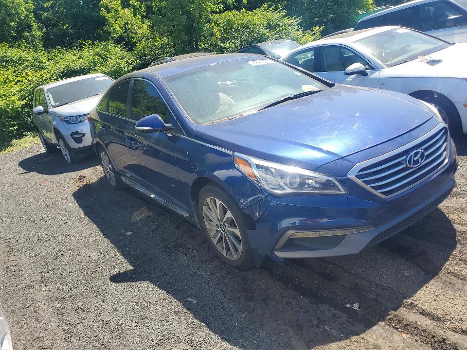 2016 Hyundai Sonata მანქანა იყიდება აუქციონზე, vin: 5NPE34AFXGH273998, აუქციონის ნომერი: 55627636