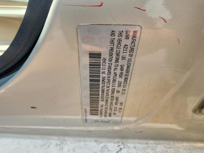 Продажа на аукционе авто 2011 Volkswagen Jetta, vin: 3VWDX7AJ9BM355078, номер лота: 56231006