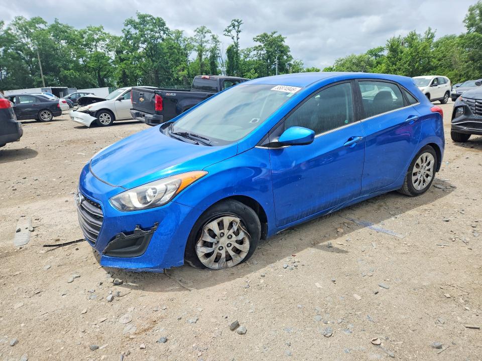2017 Hyundai Elantra Gt მანქანა იყიდება აუქციონზე, vin: KMHD35LH4HU375932, აუქციონის ნომერი: 55874946